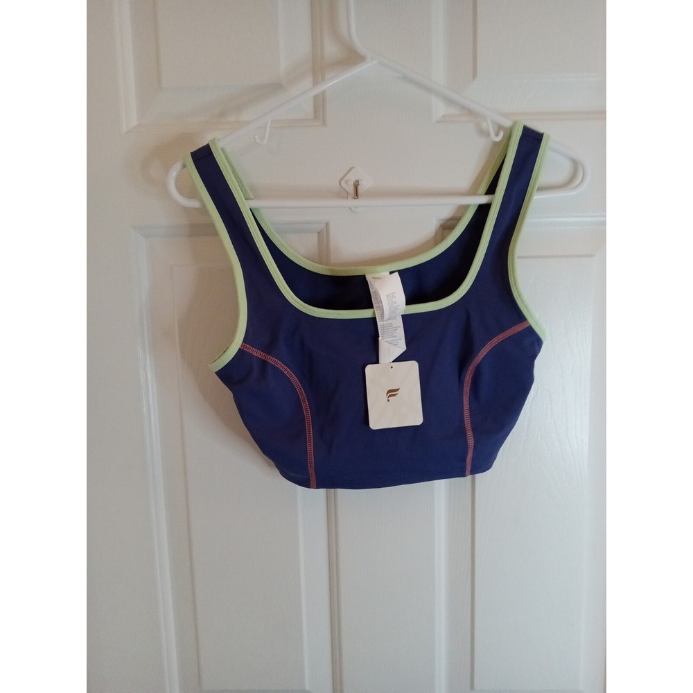 Fabletics Low Impact Catalina Built-In Bra Tank Sports Bra Cobalt Size Small New
